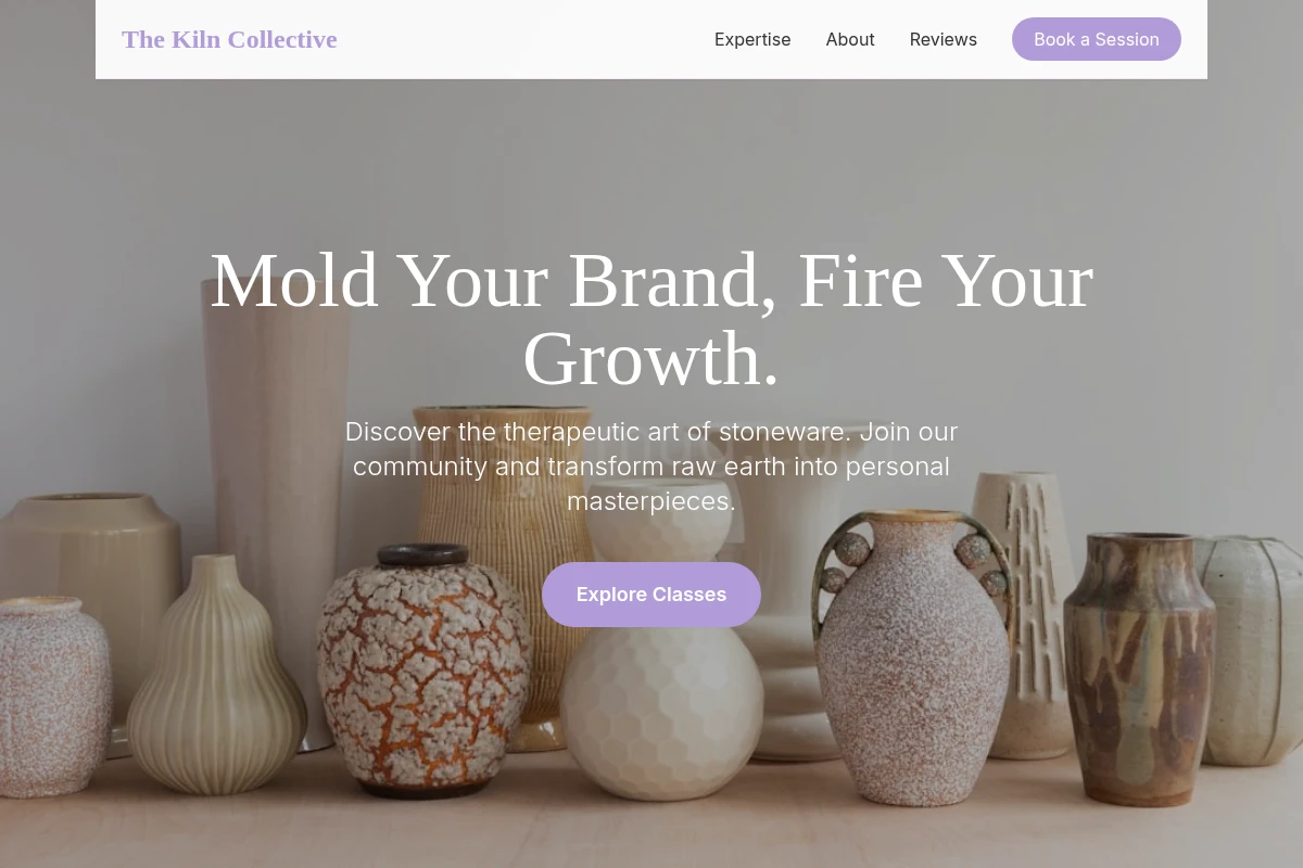 Stoneware Pottery Ceramic Studio